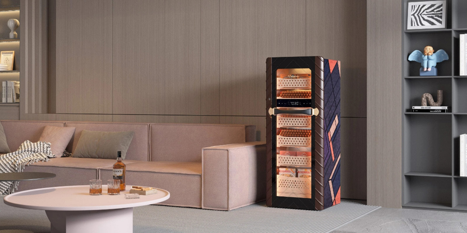 Smart Innovation in Cigar Preservation Afidano Smart Humidor — Intelligent Care for Your Collection