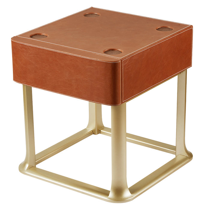 Afidano 250 Ct Cigar Humidor, Temperature and Humidity Control with Classic Leather and Spanish Cedar Drawers